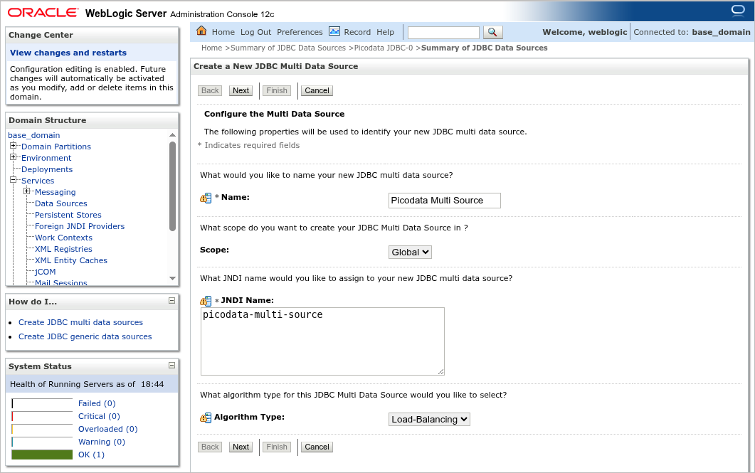 Multi Data Source step 1